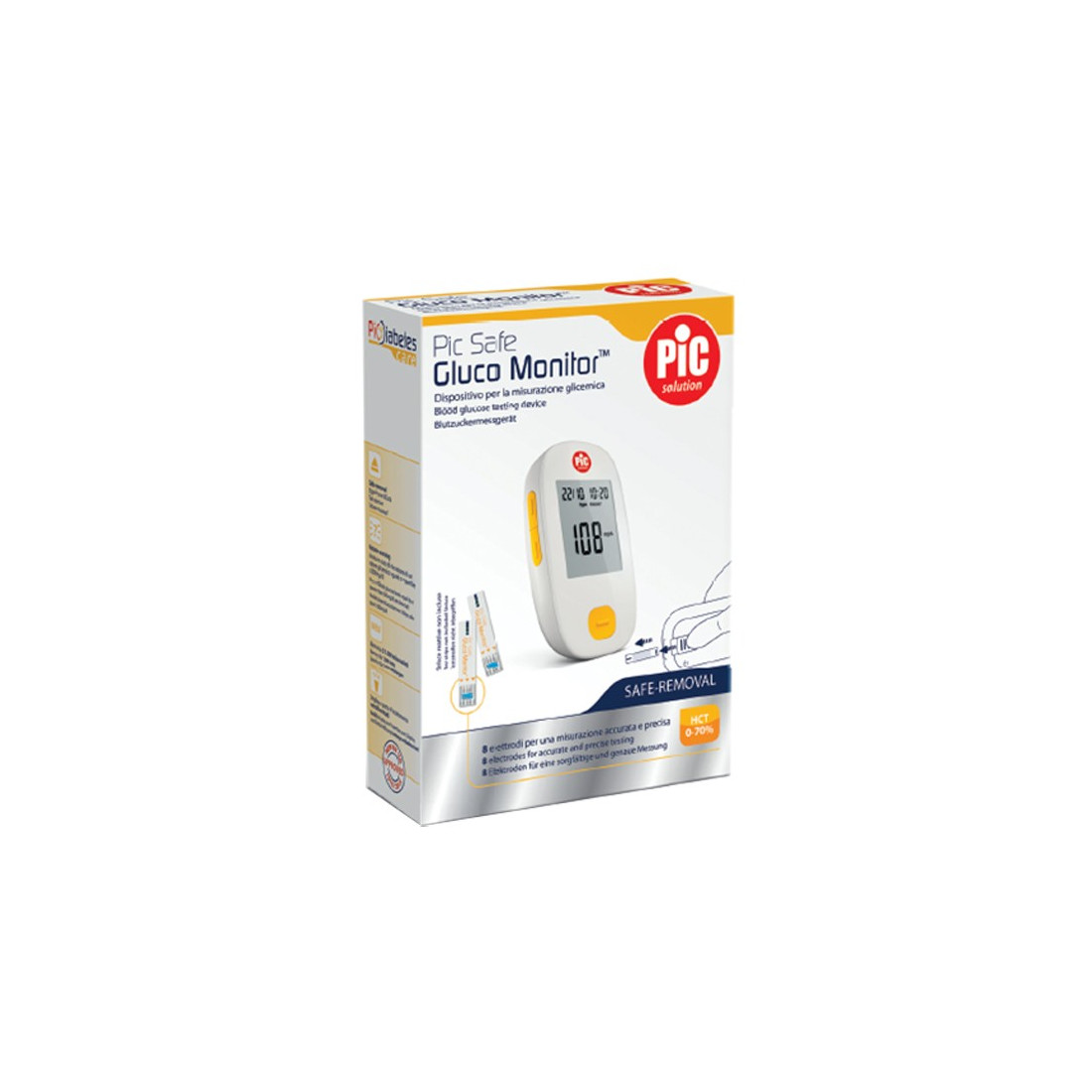 PIC SAFE GLUCO MONITOR 1PZ