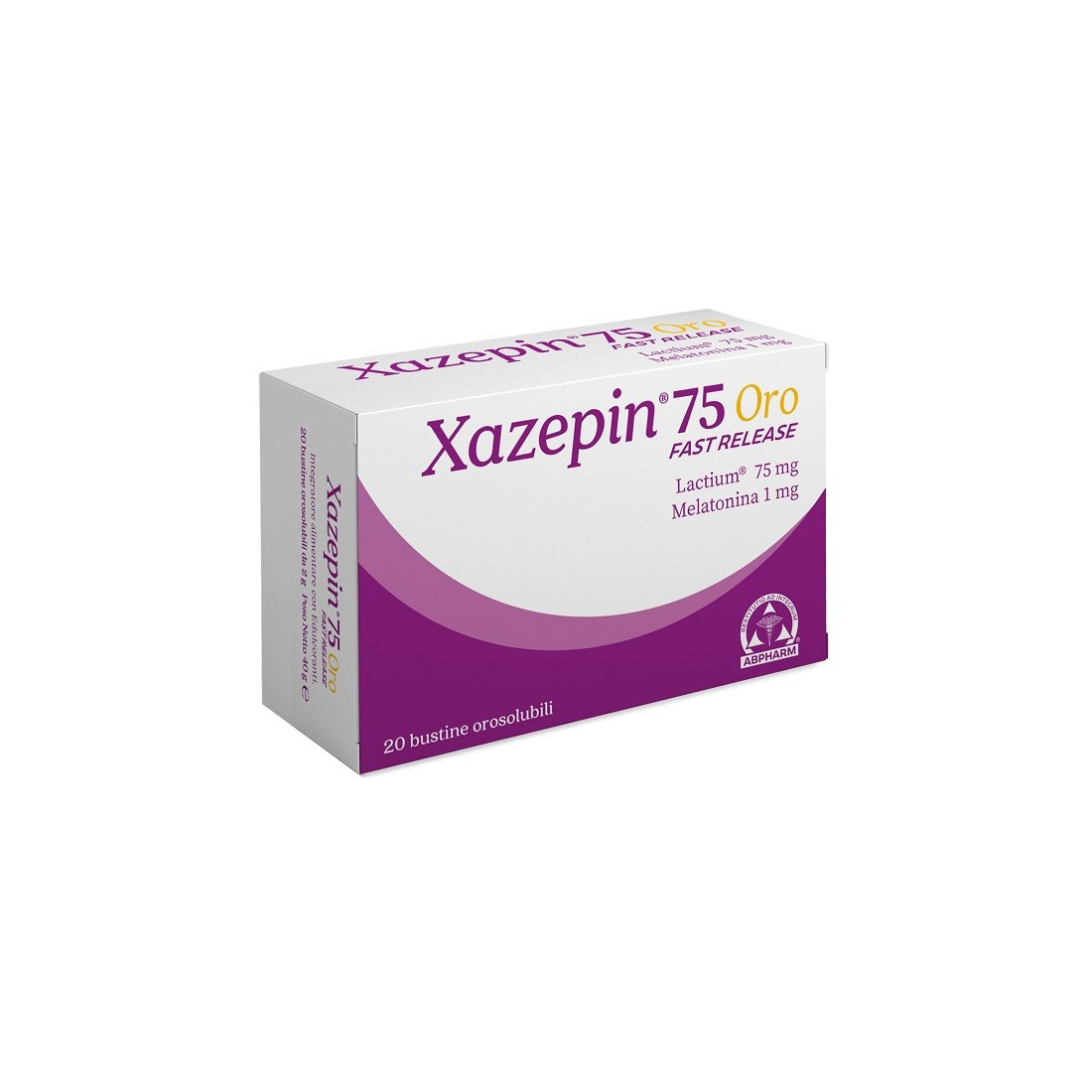 XAZEPIN 75 ORO FAST REL 20BUST