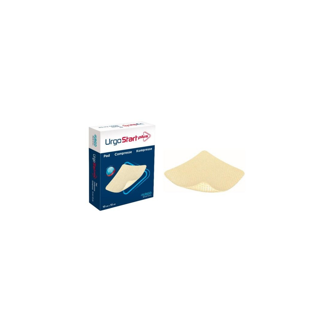 URGOSTART PLUS PAD 10X10CM 10P