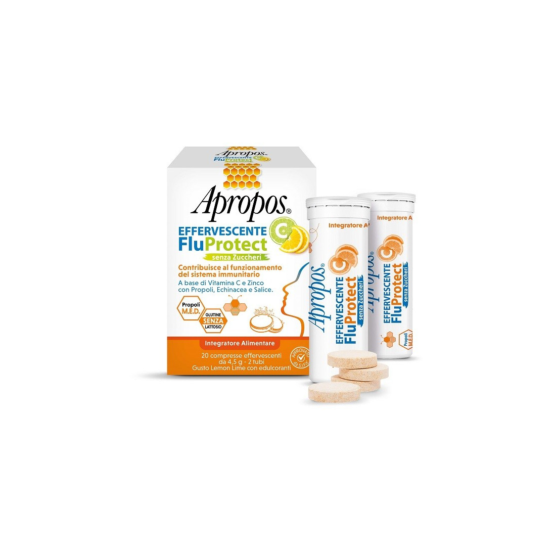 APROPOS EFFERV C FLUPROT 20CPR