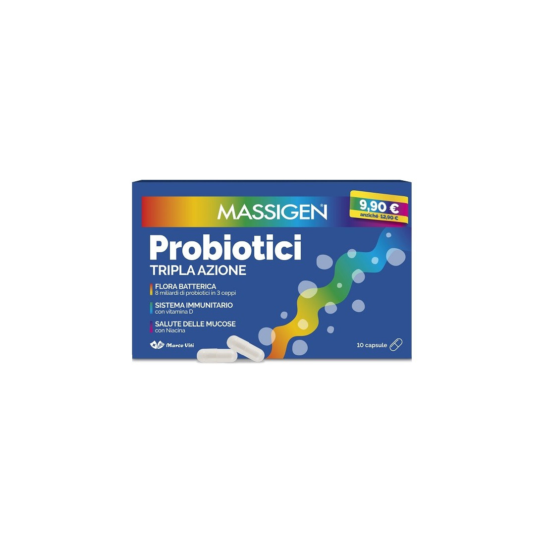MASSIGEN PROBIOTICS 10CPS 24OS