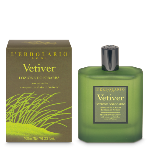 L'ERBOLARIO VETIVER LOTION DOPOBARBA, natural afterbarba, lotion afterbarba sensitive skins, afterbarba lenitivo man, perfumes