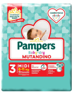 PAMPERS BD MUT MIDI SP 19PZ