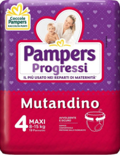 PAMPERS PROG MUT CP TG4 M 19PZ