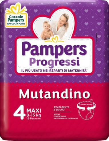 PAMPERS PROG MUT CP TG4 M 19PZ