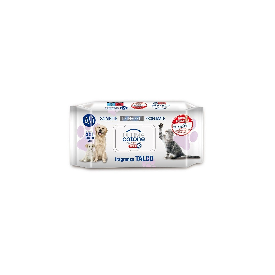 DERMACOTONE SALV PET TALCO 40P