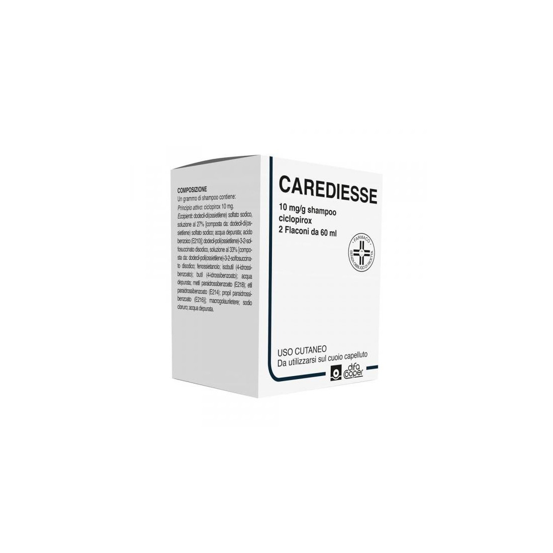 CAREDIESSE SHAMP2FL 60ML10MG/G