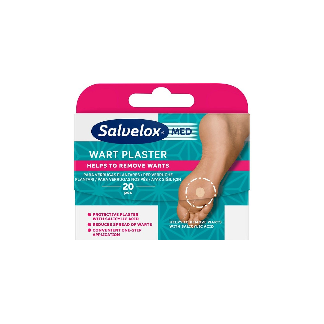 SALVELOX MED WART PLASTER 20PZ
