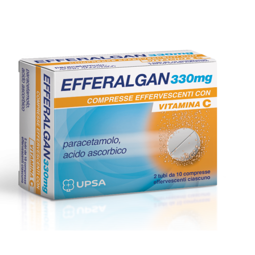 EFFERALGAN 20CPR EFF 330+200MG