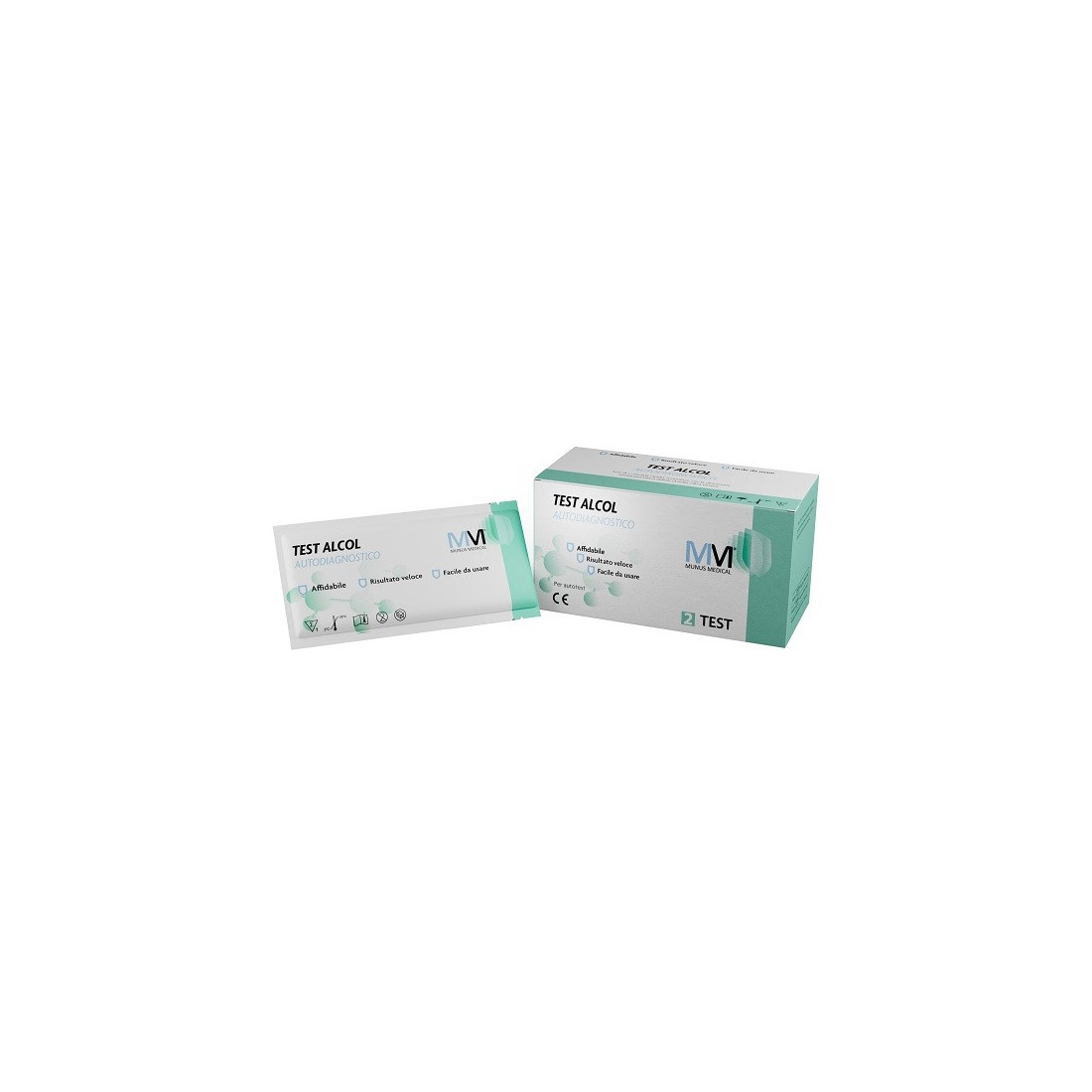 TEST ALCOL MUNUS MEDICAL 2PZ