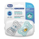 CHICCO SUCCHIETTTO LIGHT AZZ SILICONE 2-6 2PZ