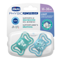 CHICCO SUCCHIETTO LIGHT AZZ SILICONE 16-36 2P