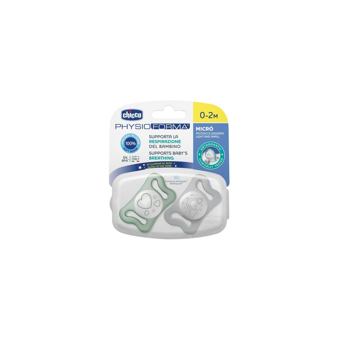 CHICCO SUCCHICCO MICRO LIGHT SIL 0-2 2P