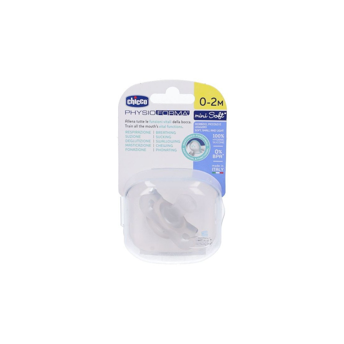 CHICCO GOMMOTTINO 0-2 SILICONE 1PZ