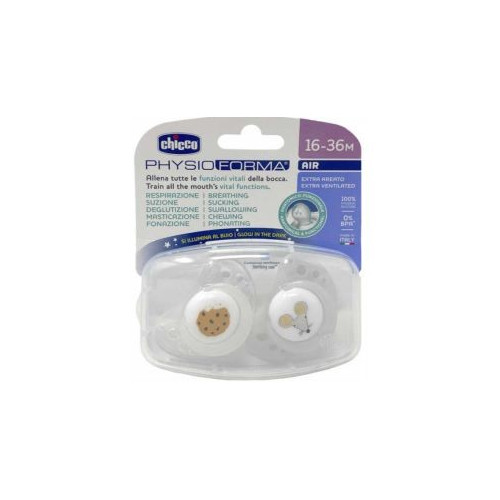 CHICCO SUCCHIETTO AIR GRIGIO LUMINOSO 16-36M 2P