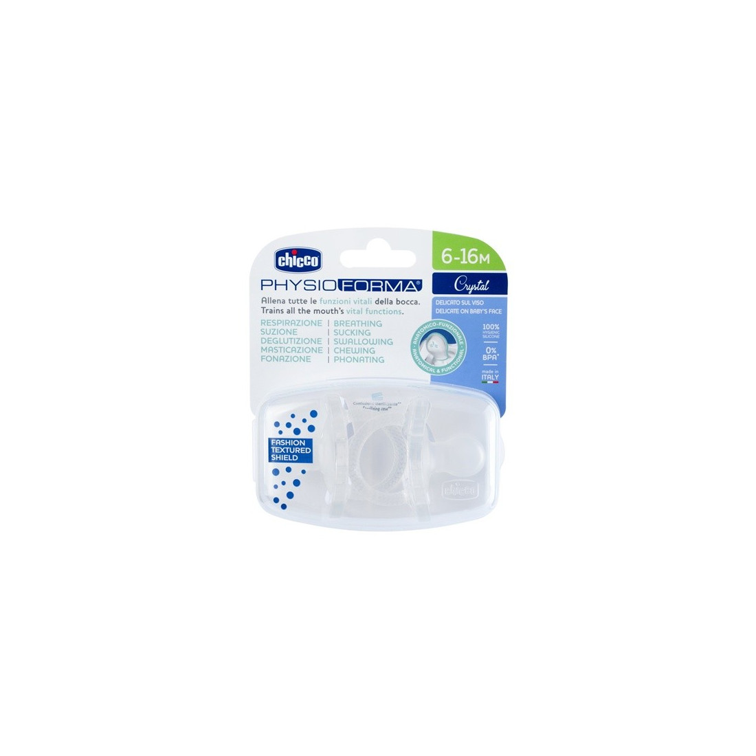 CHICCO GOMM SIL CRYSTAL 6-16 2PZ