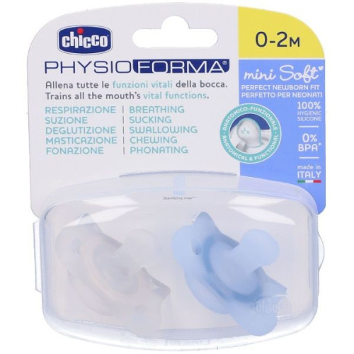 CHICCO GOMMOTTO MINI AZZURRO 0-2 2PZ