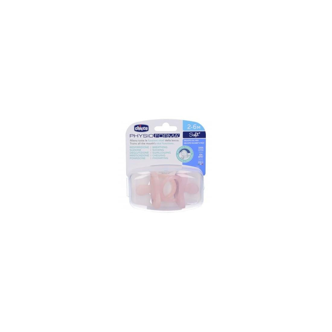 CHICCO GOMMOTTO SILICONE GIRL 2-6 2PZ