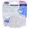 CHICCO GOMMOTTO SILICONE CRYSTAL 16-36 2PZ