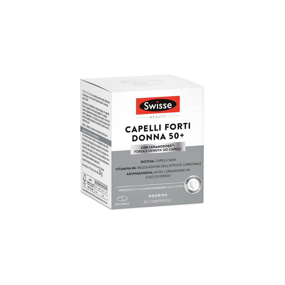 SWISSE CAP FT D 50+ 30CPR