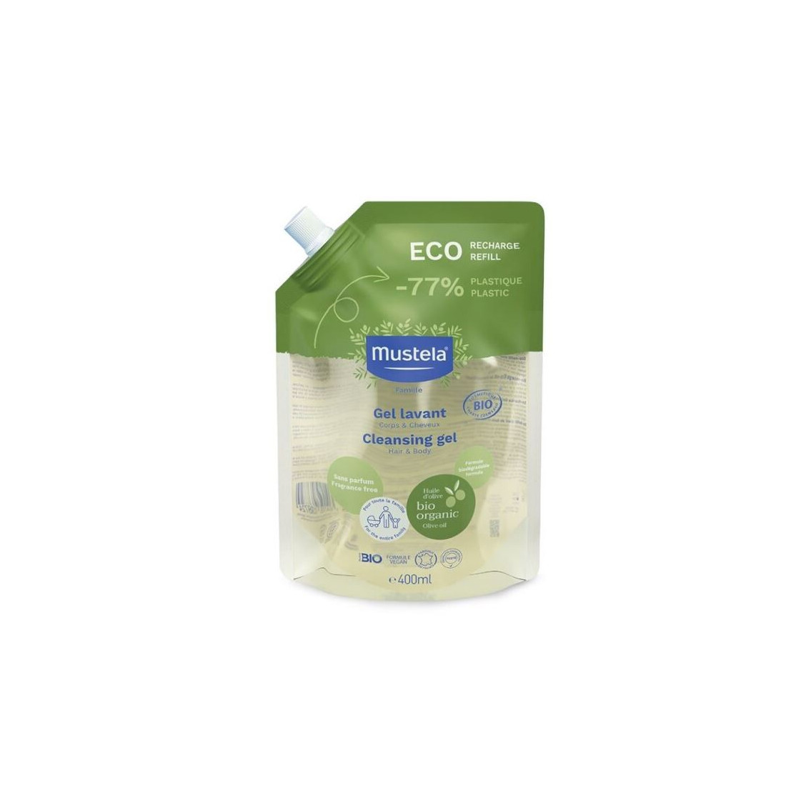 MUSTELA ECO GEL DET BIO 400ML