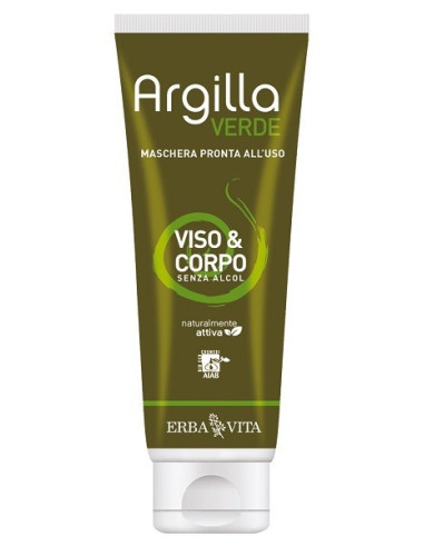ARGILLA VERDE MASCHERA PRONTA
