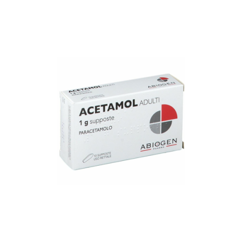 ACETAMOL AD 10SUPP 1G