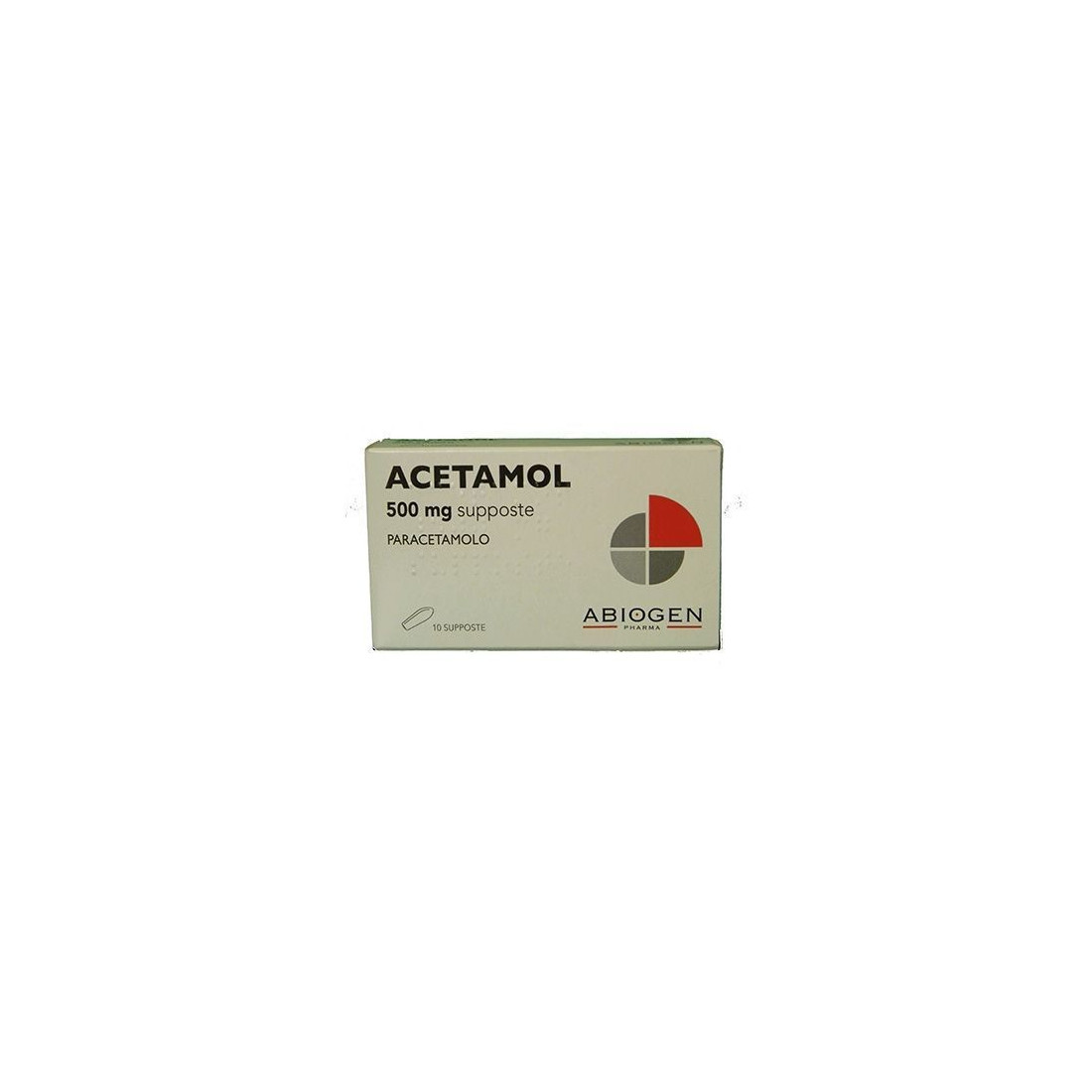 ACETAMOL SUPPOSTE 10 PZ 500MG