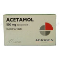 ACETAMOL 10SUPP 500MG