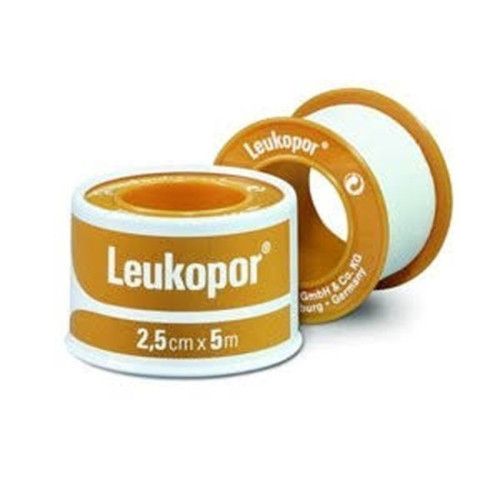 CEROTTO ROCCHETTO LEUKOPOR 2,5X500CM