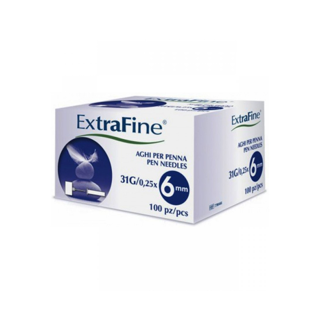 EXTRAFINE AGO DIABETE GLECEMIA G31 6MM 100PZ