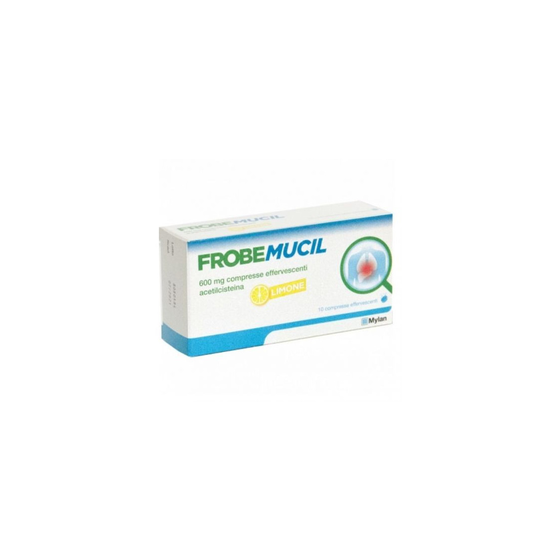 FROBEMUCIL 10CPR EFF 600MG