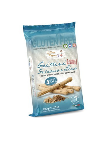PANE ANNA GRISSINI SESAMO/LINO