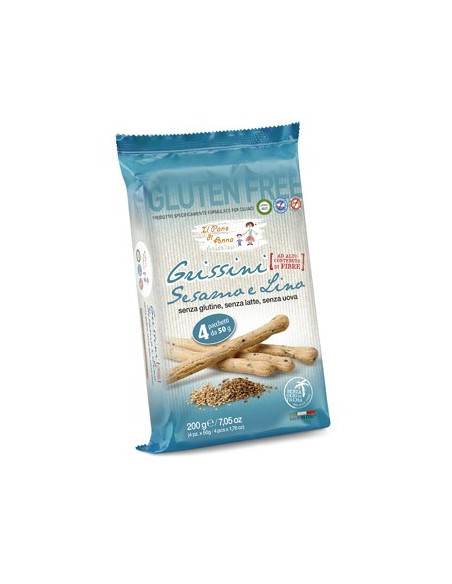 PANE ANNA GRISSINI SESAMO/LINO