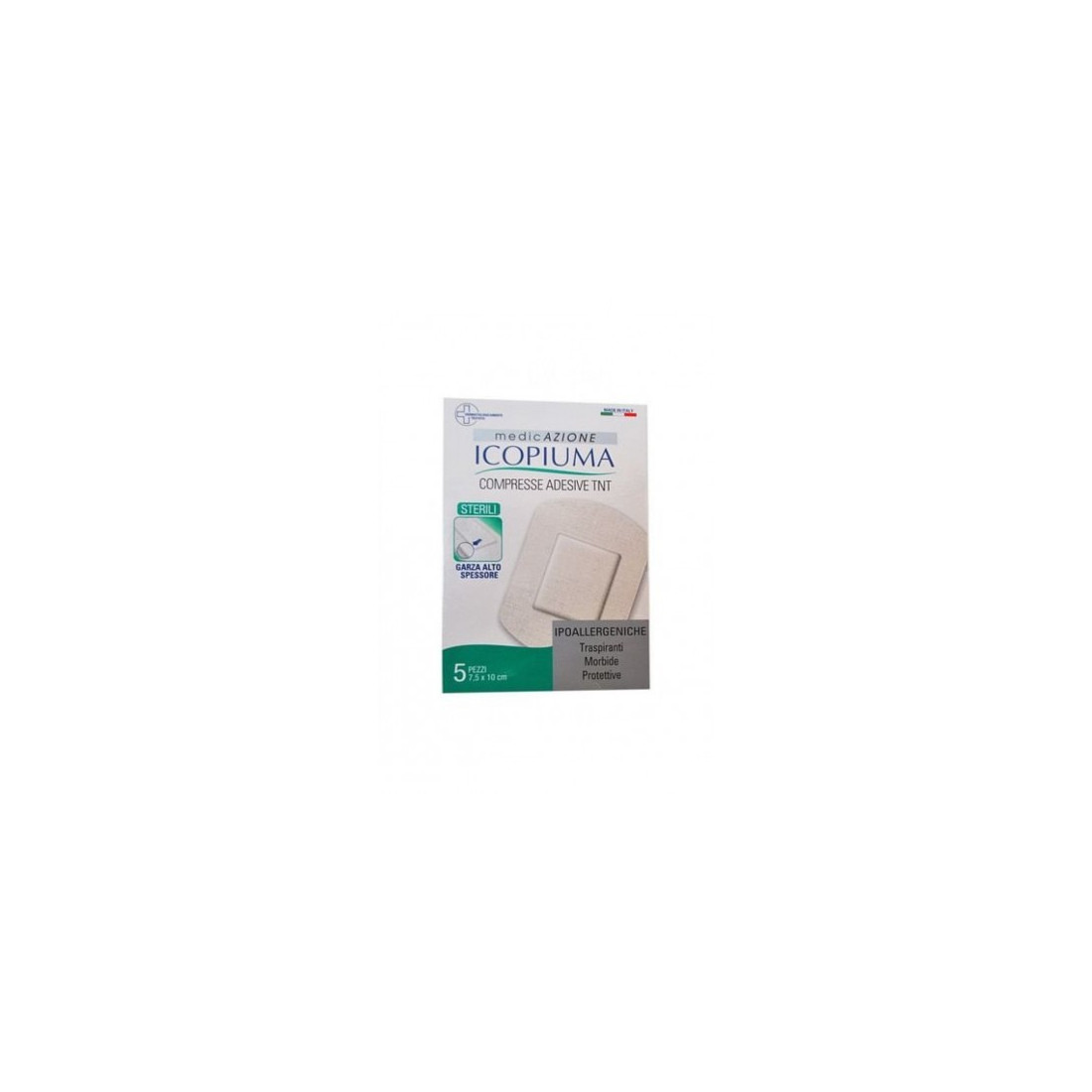 CEROTTI COMPRESSI ADESIVI TNT 10X12CM 5PZ