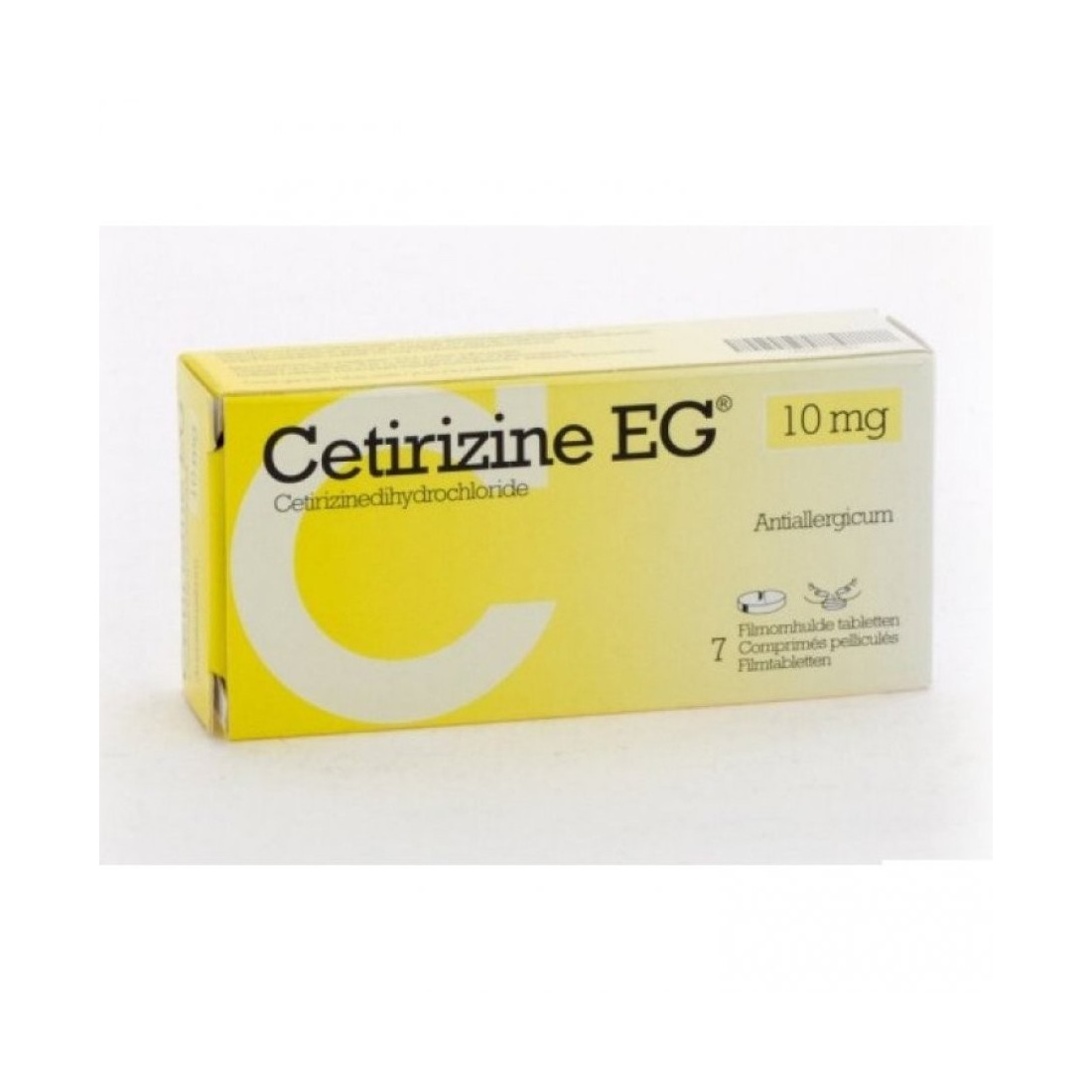 CETIRIZATION EG 7CPR RIV 10MG