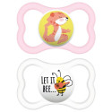 MAM AIR SUCCHIETTO 6+ SILICONE DOPPIO GIRL