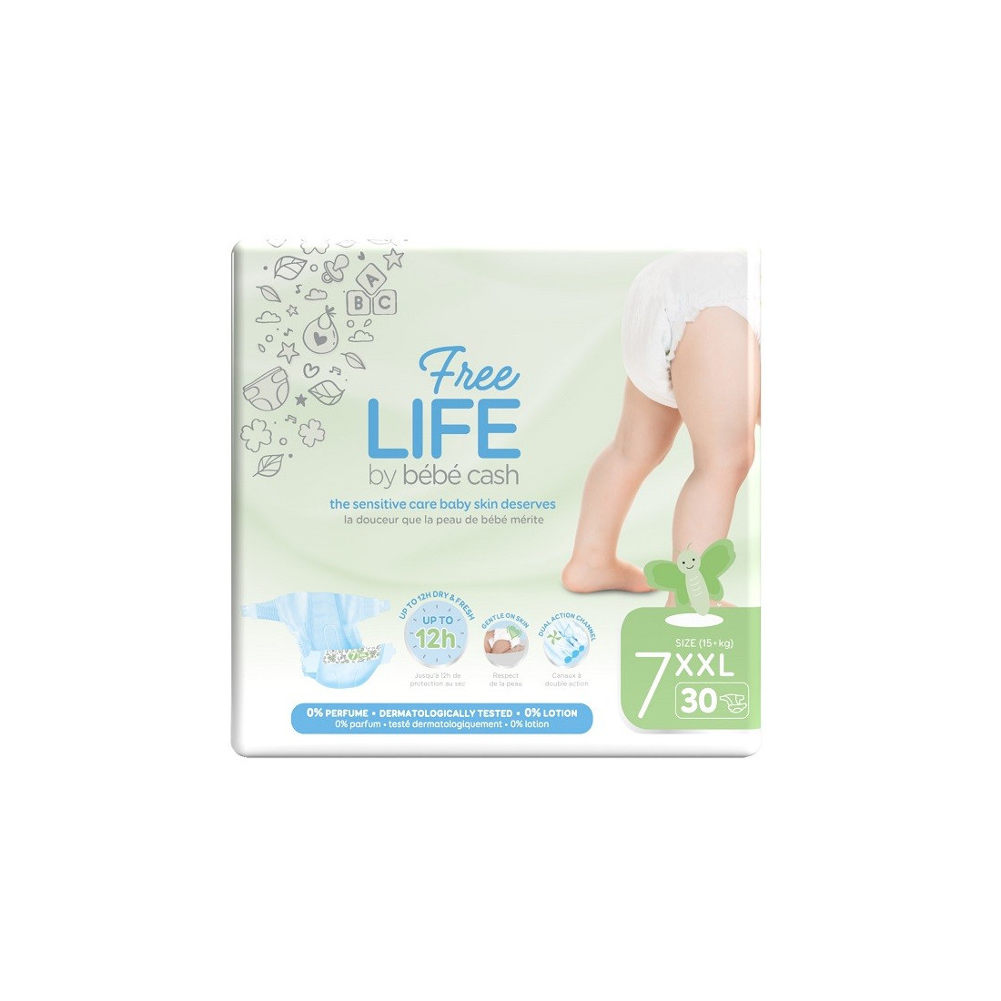FREELIFE BEBECASH XXL TG7 30PZ