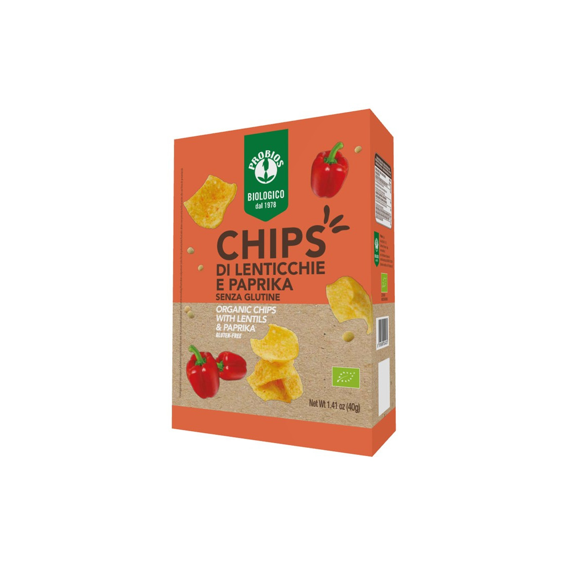 CHIPS OF LENTICCHIE AND PAPRIKA