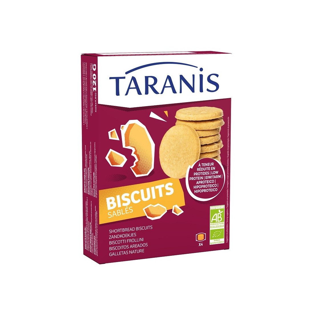 TARANIS SHORTBREAD BISCUITS 120G