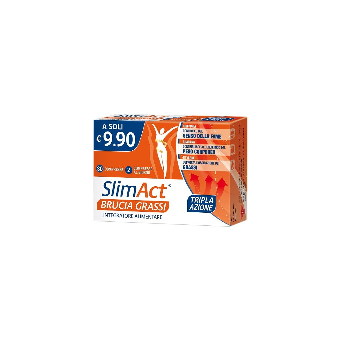 SLIM ACT BRUCIA GRASSI 30CPR