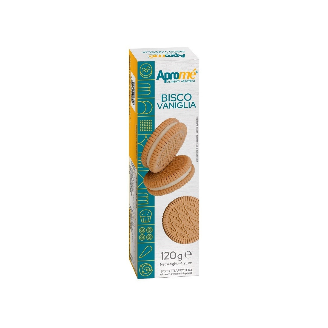 APROME' BISCO VANIGLIA 120G
