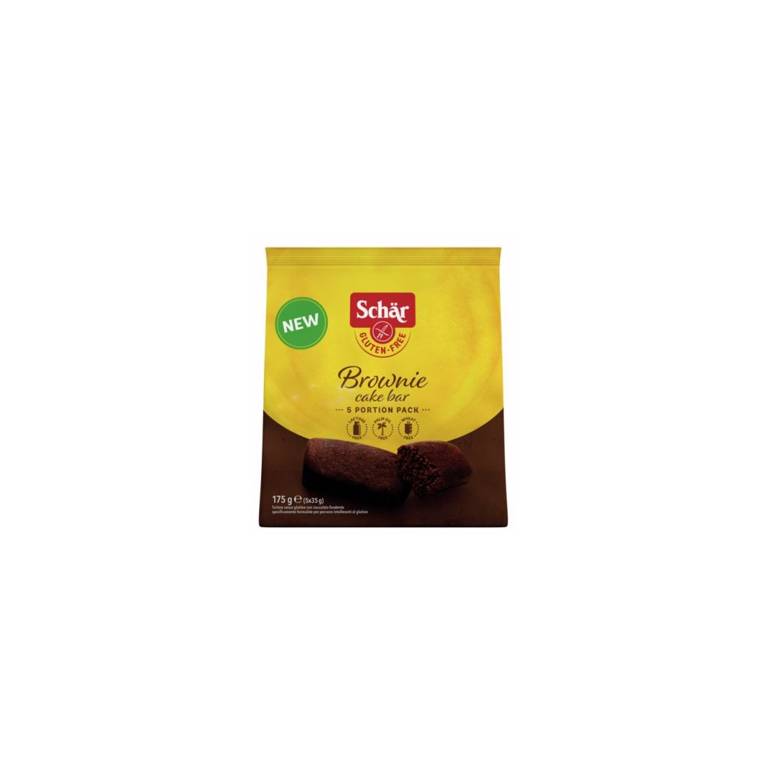 SCHAR BROWNIE CAKE BAR 175G