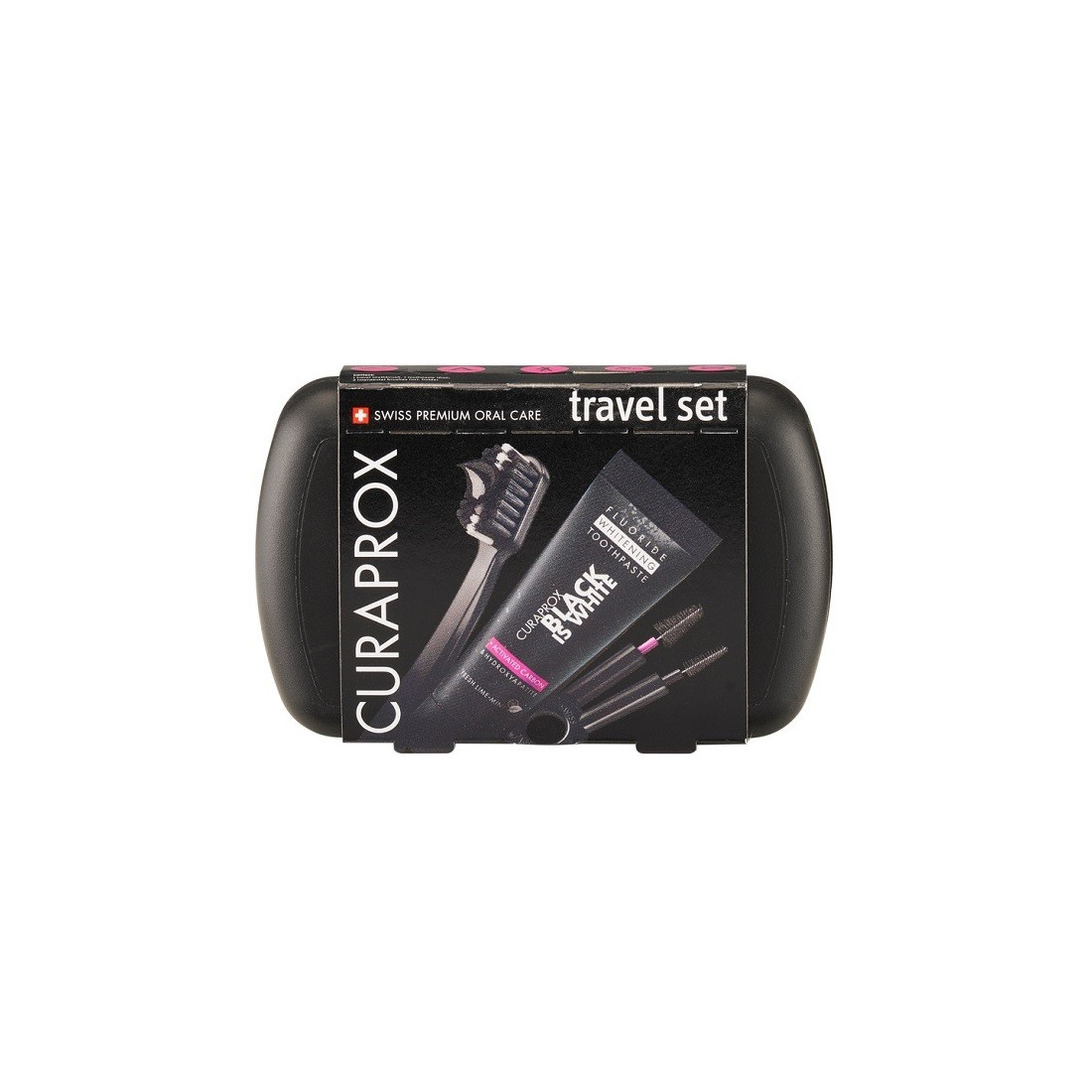 CURAPROX BLACK IS WHITE TRAVEL