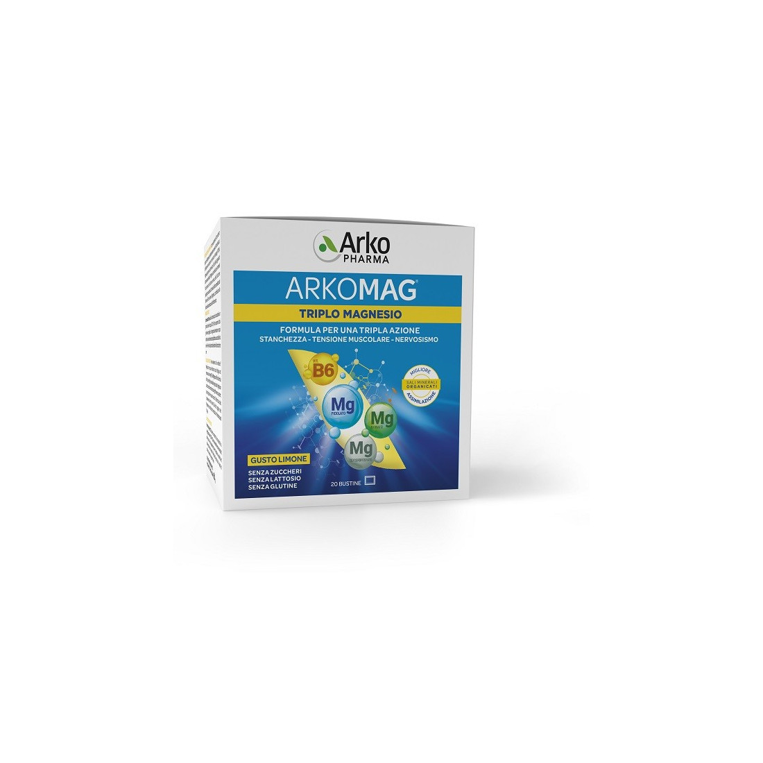 ARKOMAG TRIPLO MAGNESIO 20 BUSTE