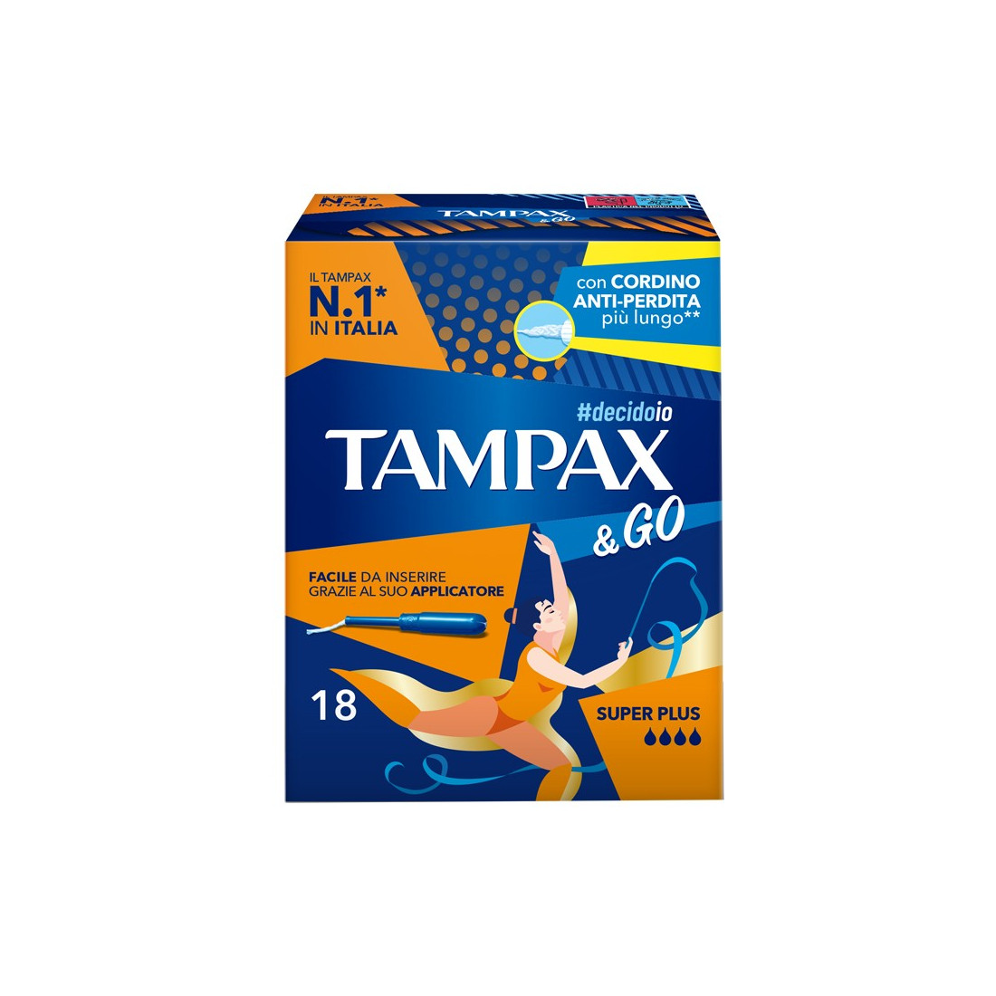 TAMPAX &GO SUPER PLUS 18PZ