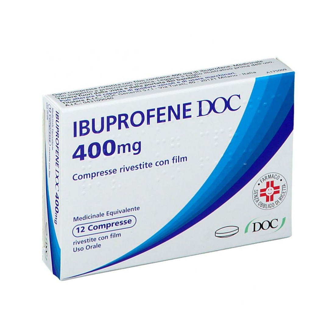 IBUPROFENE DOC 12CPR RIV 400MG