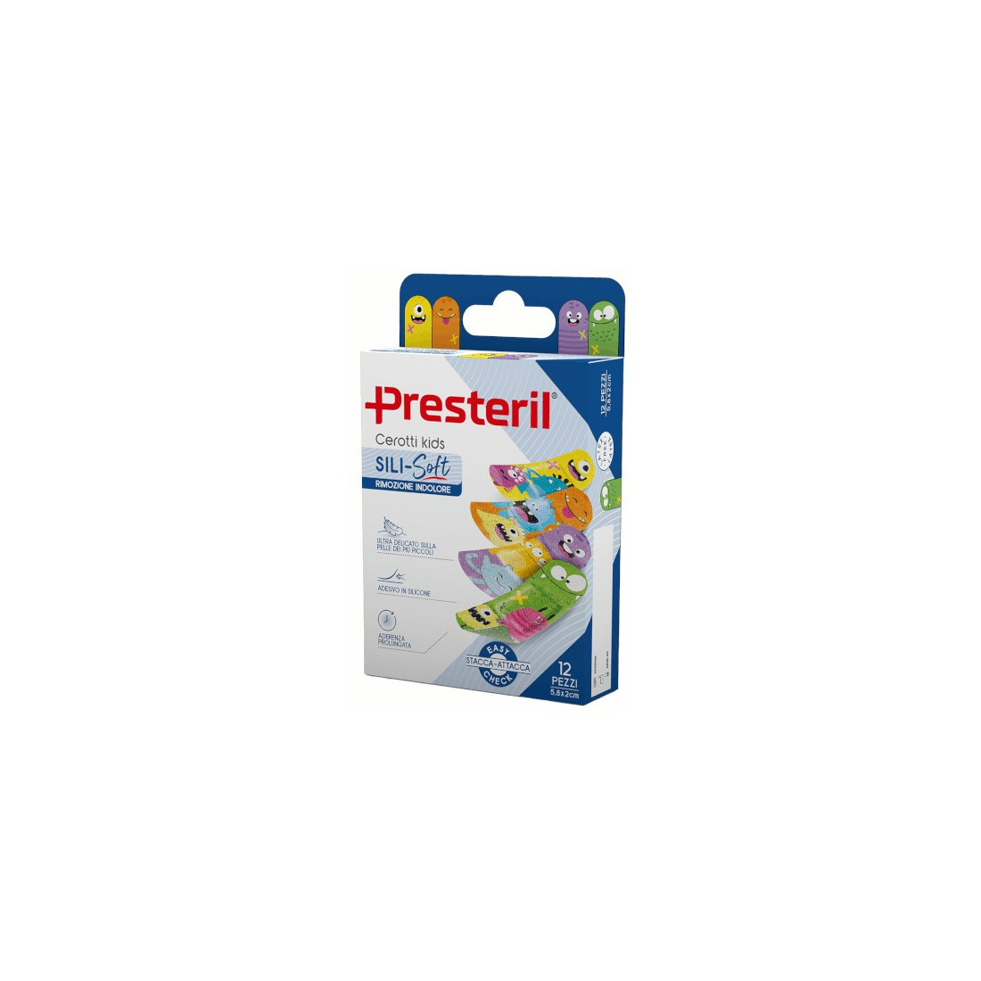 PRESTERIL SILISOFT CEROTTI KIDS 12 PEZZI