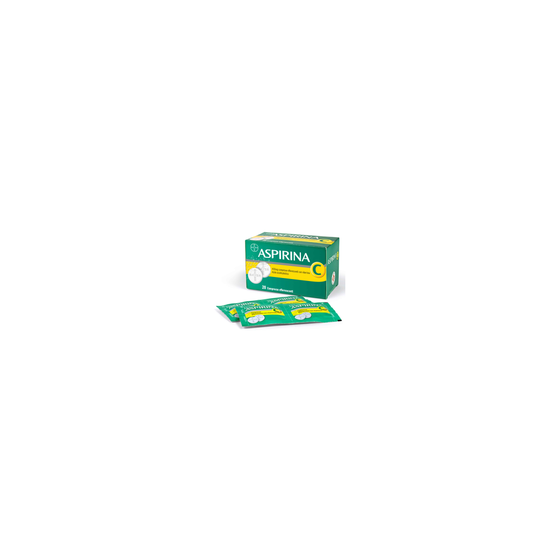 ASPIRINA C 20CPR EFF 400+240MG