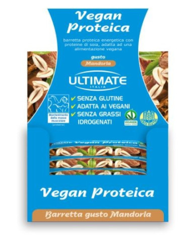 ULTIMATE BARRETTE VEGANE PROTEICHE MANDORLA 24PZ
